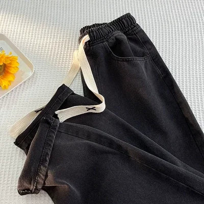 Women's Fleece Lined Wide Leg Denim Jeans For Everyday Outfits