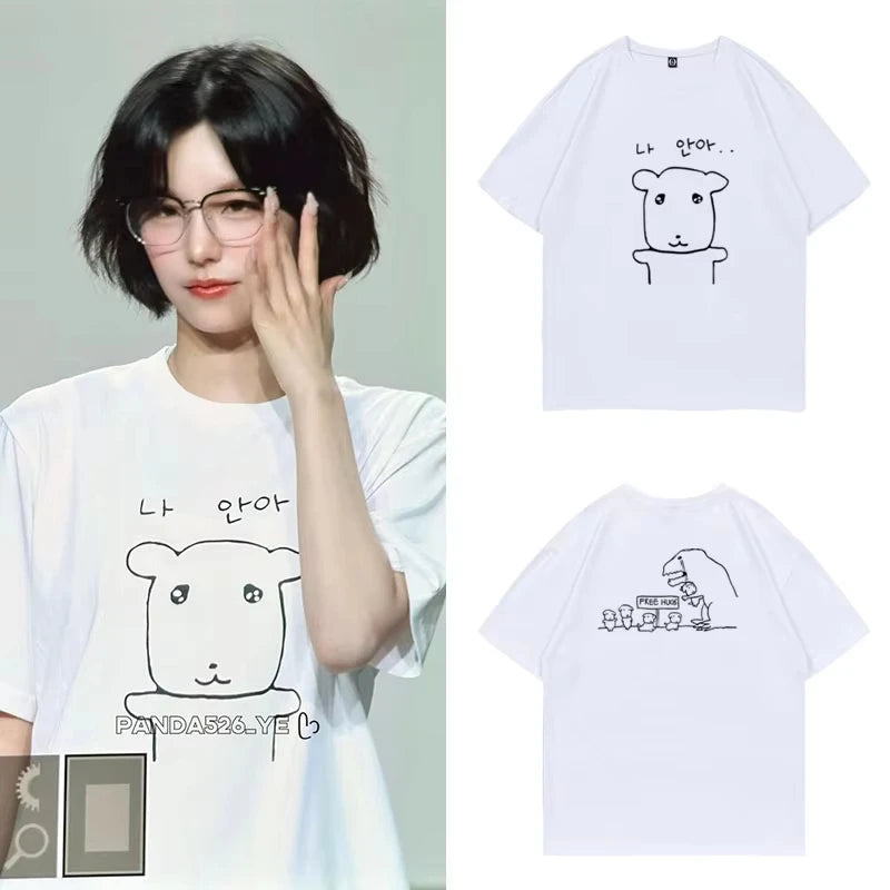 Graphic Crew Neck Short Sleeve Casual Pullover T Shirt