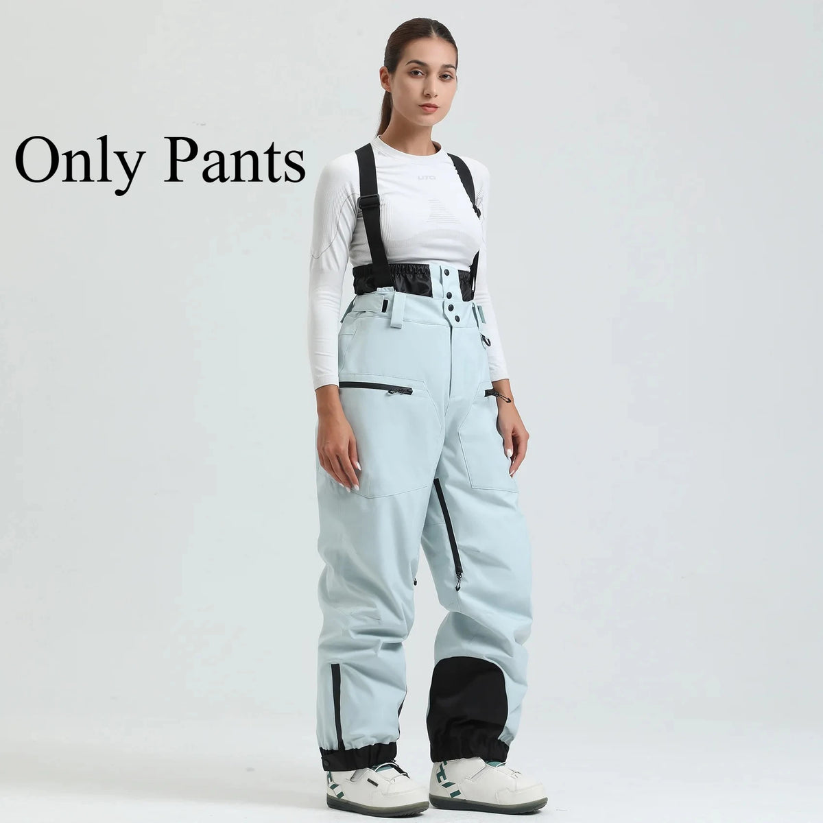 Full Length Suspender Ski and Snowboard Winter Bib Pants