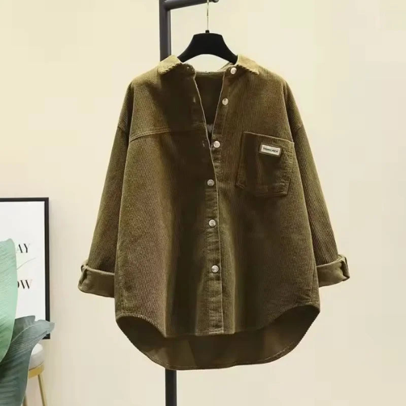 Women's Long Sleeve Button Front Shirt
