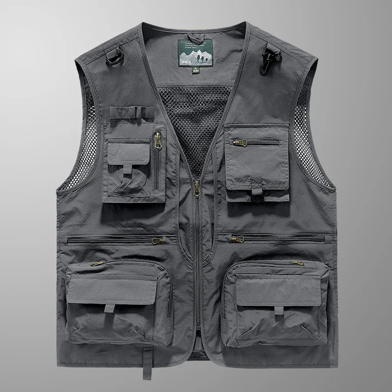 Men's Multi-Pocket Mesh Outdoor Vest