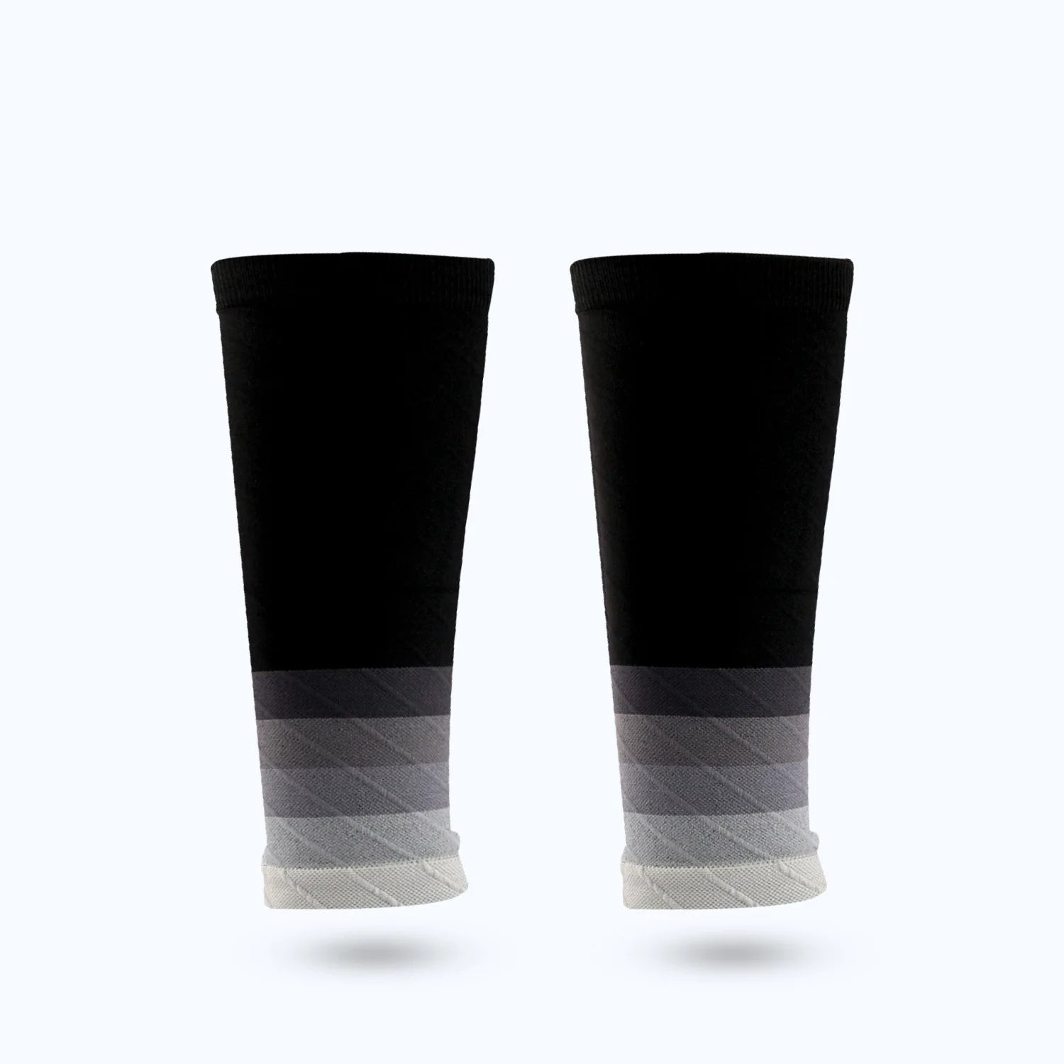 Color Block Calf Sleeves with Open Footless Shape