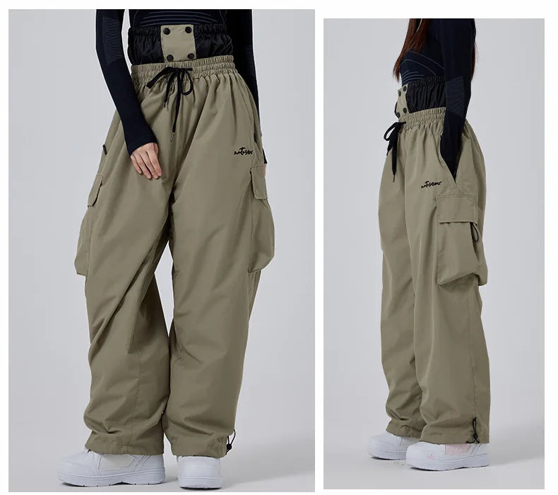 Full Length Loose Fit Ski and Snowboard Winter Pants