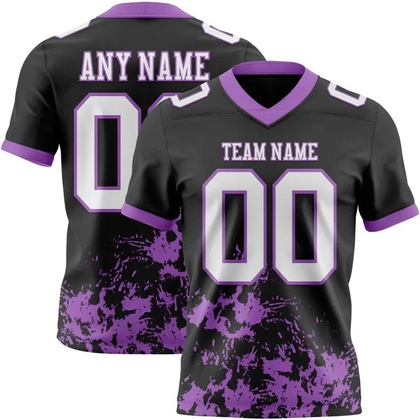 American Football Graphic Short Sleeve Crew Neck Sports T Shirt