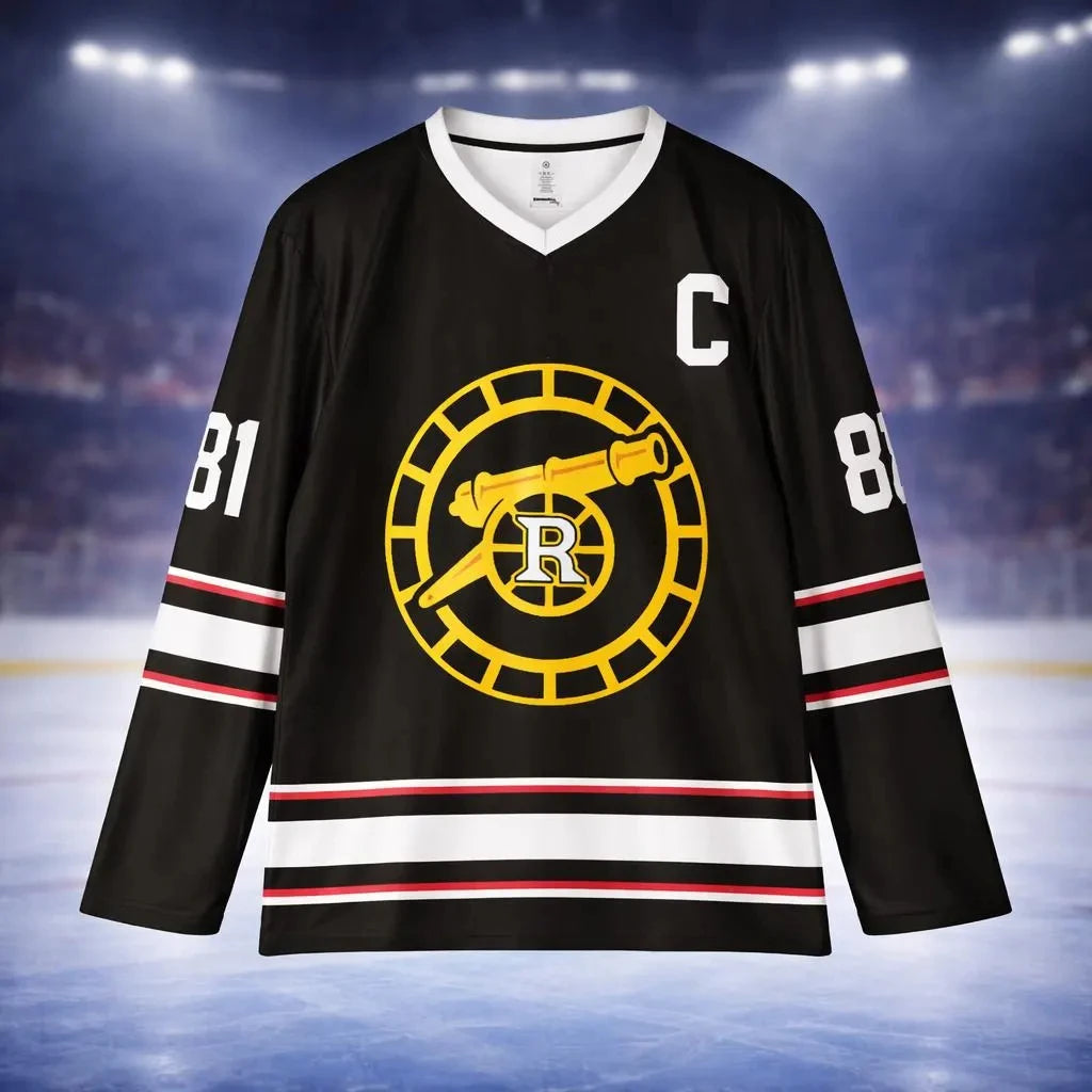 Rivalry Player Number Graphic Long Sleeve Jersey For Sports Outfits