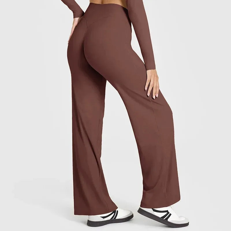 Women's Loose Wide Leg Yoga Pants For Workout Outfits