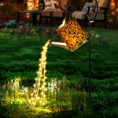 Solar Watering Can Light 36 LED Fairy Lights Waterproof Kettle String Lamp Hanging Solar Lantern Outdoor Garden Decor