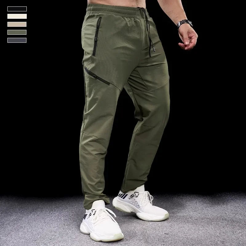 Full Length Drawstring Waist Casual Running Jogger Pants