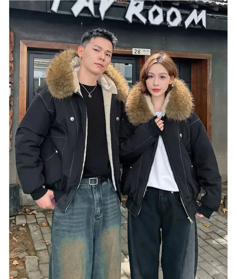 Women's Trimmed Hood Zip Front Jacket for Layered Outfits