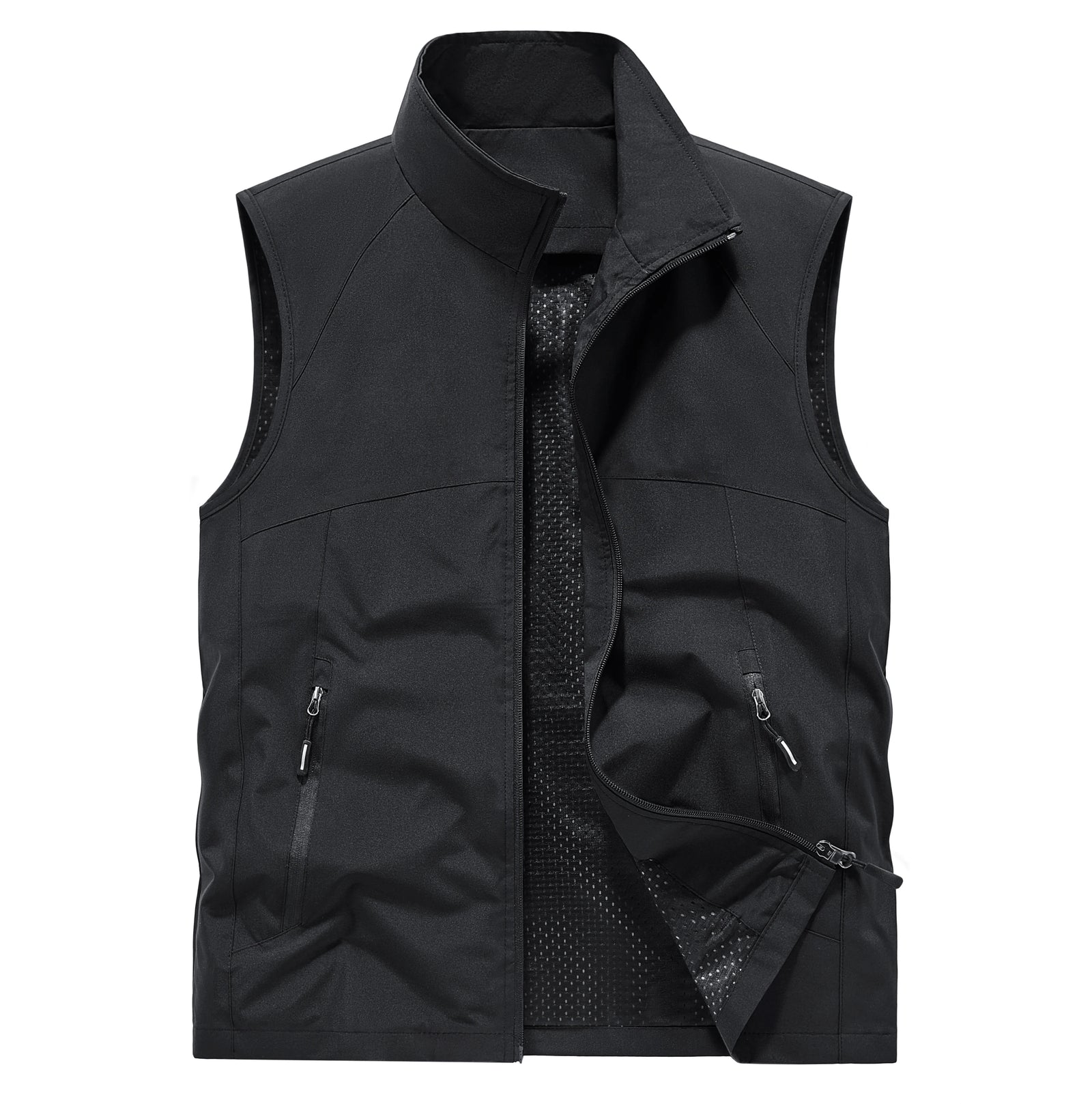 Men's Stand Collar Outdoor Vest