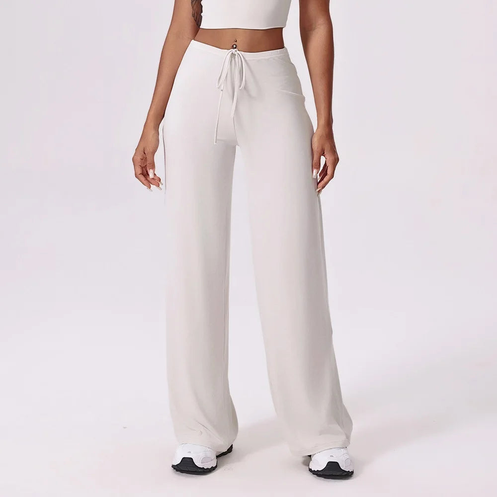 Women's Short-Sleeve Crop Top and Pants Workout Set