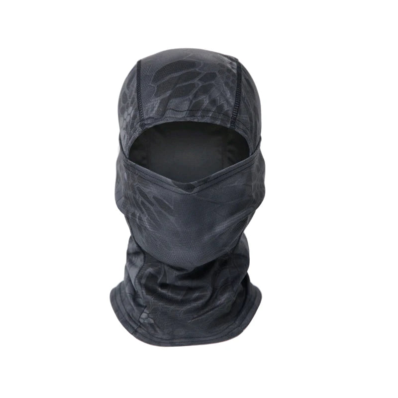 Full Face Balaclava Hood with Solid and Camouflage Options