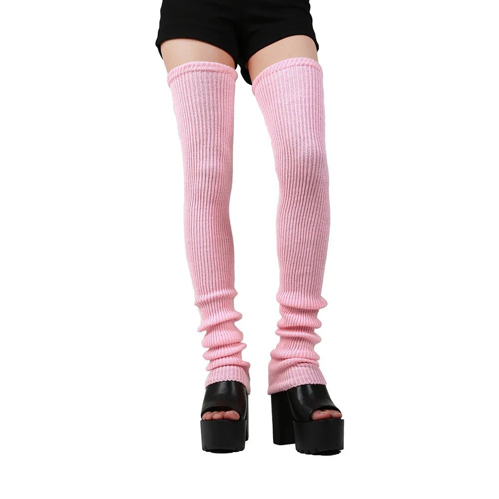Solid Long Leg Warmers with Original Length Options
