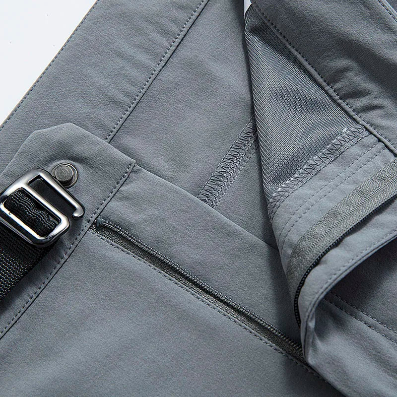 Lightweight Stretch Hiking Shorts with Zippered Pockets