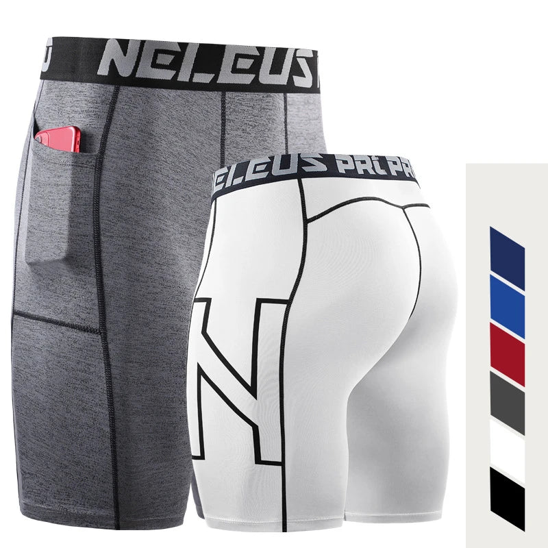 Men's Pocket Training Shorts for Gym and Running