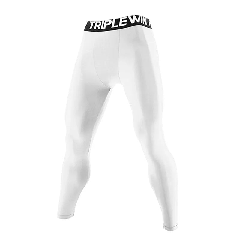 Men's Fitted Training Leggings for Gym and Running