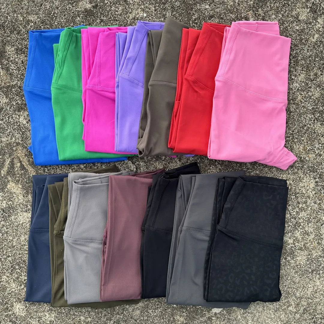 Women's Back Pocket Full Length Leggings For Workout Outfits