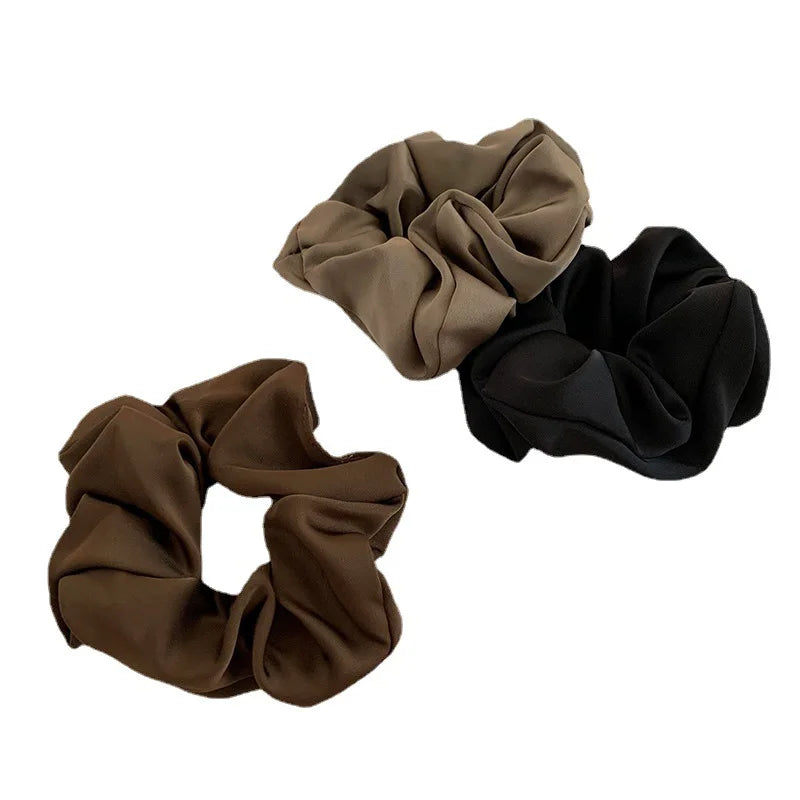 Fabric Scrunchie Elastic Hair Band for Ponytail and Bun Styling