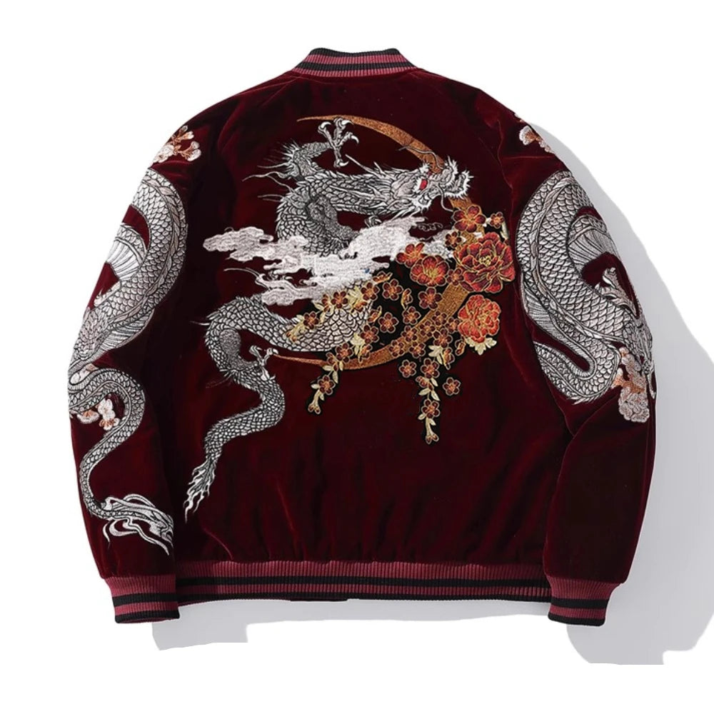 Long Sleeve Casual Streetwear Jacket with Front Closure and Pockets
