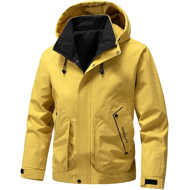 Unisex Waterproof Windproof Hiking Jacket for Camping and Fishing