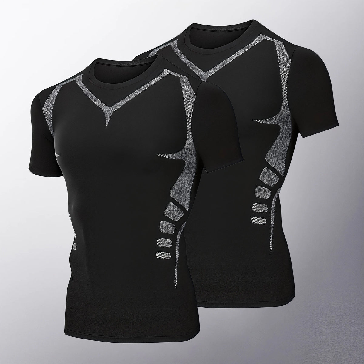 Plain Compression Pack Options Short Sleeve T-shirt For Sports Outfits