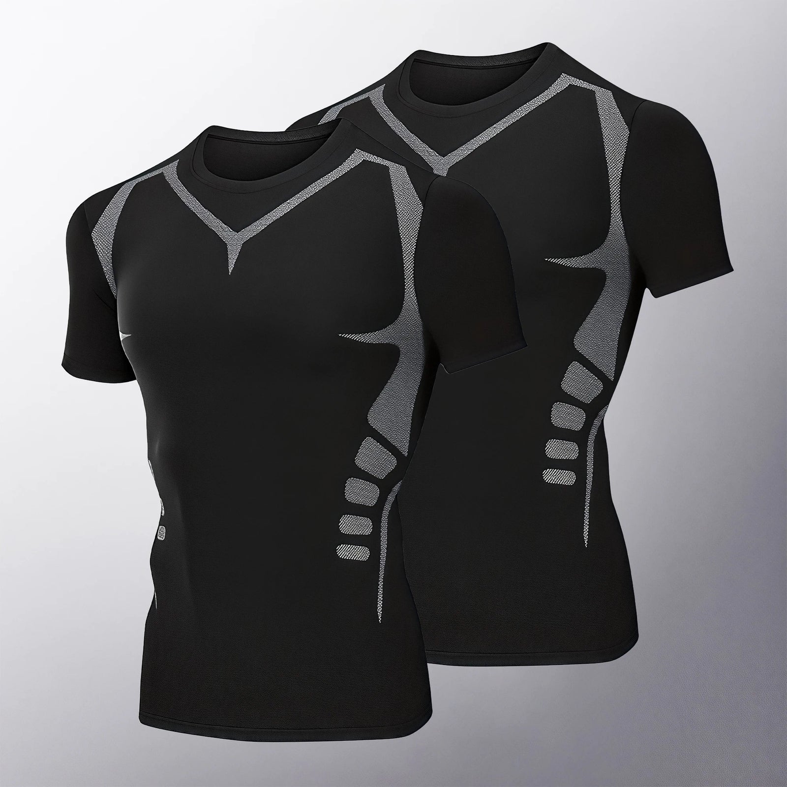 Plain Compression Pack Options Short Sleeve T-shirt For Sports Outfits