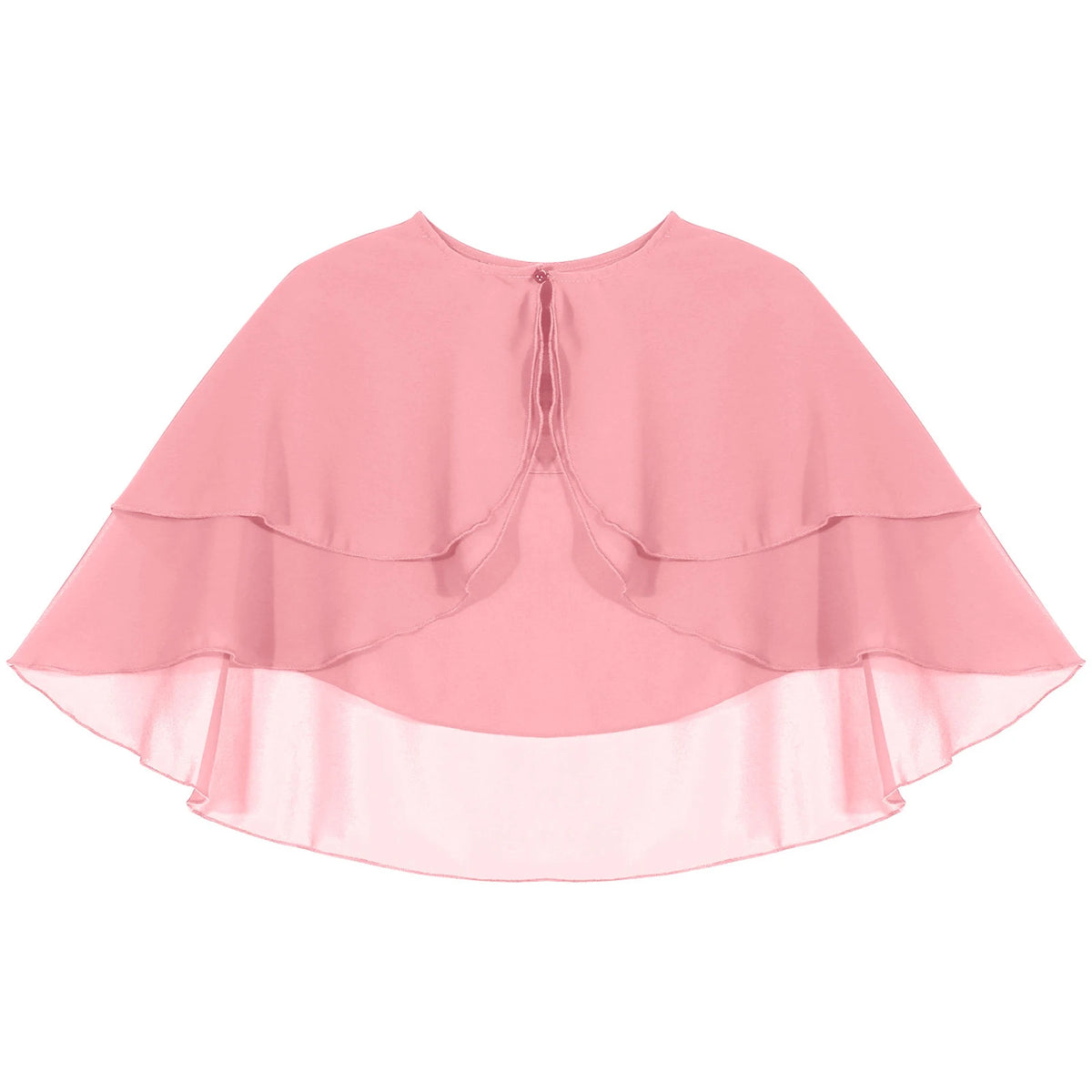 Layered Chiffon Capelet for Layering over Dresses and Tops
