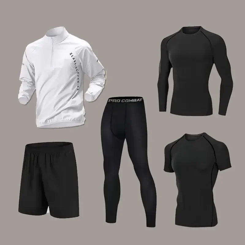 Coordinated Sports Top and Bottom Clothing Set with Style Options