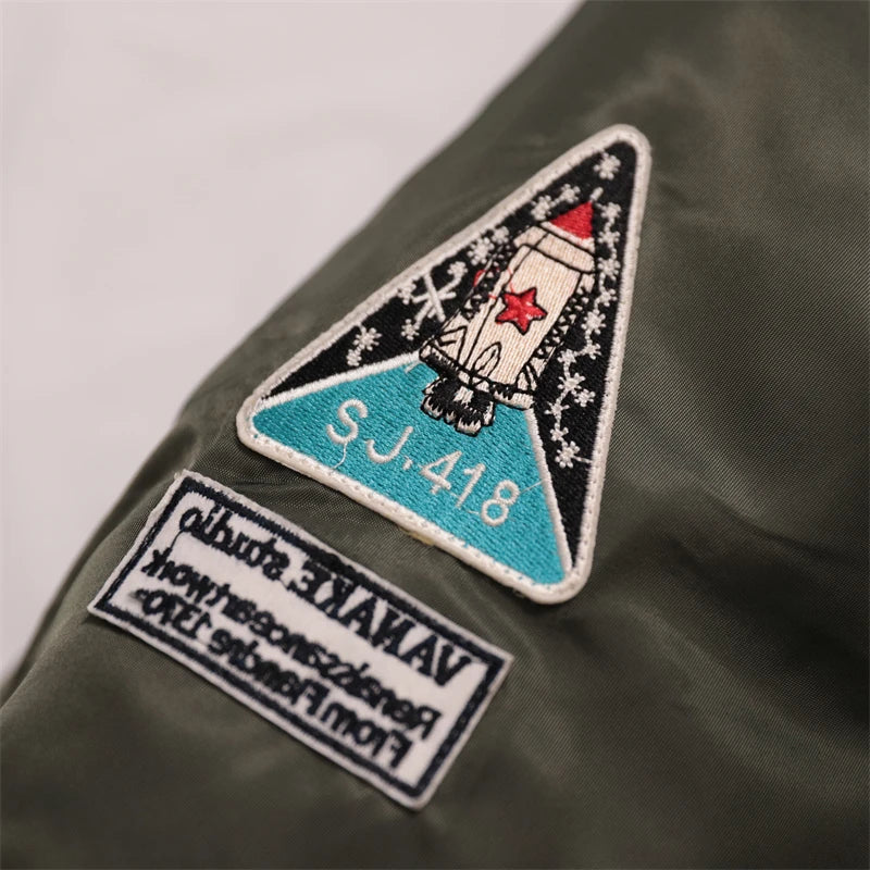 Men's Bomber Jacket Casual Fall Winter Military Jacket and Coats Outwear