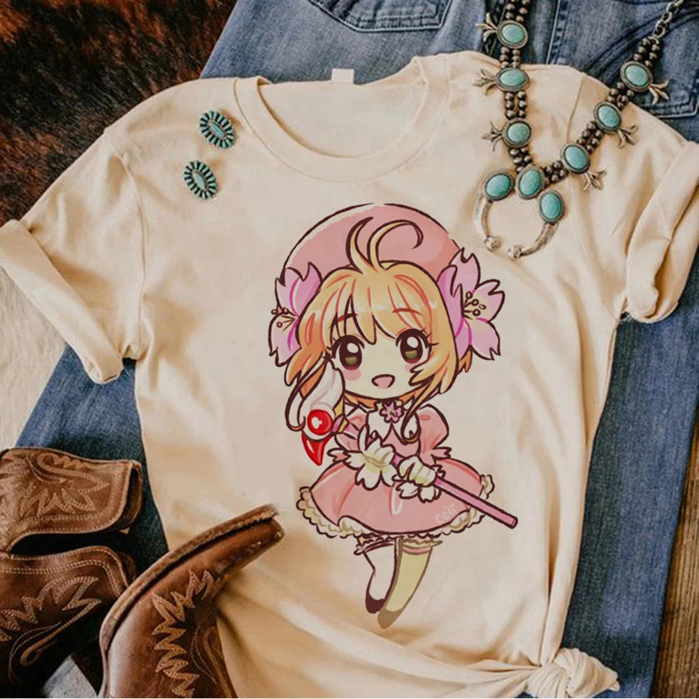 Cardcaptor Sakura Graphic Short-Sleeve T-Shirt