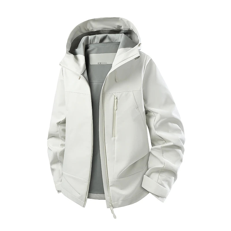 Unisex Waterproof Windproof Hiking Jacket for Outdoor Trekking