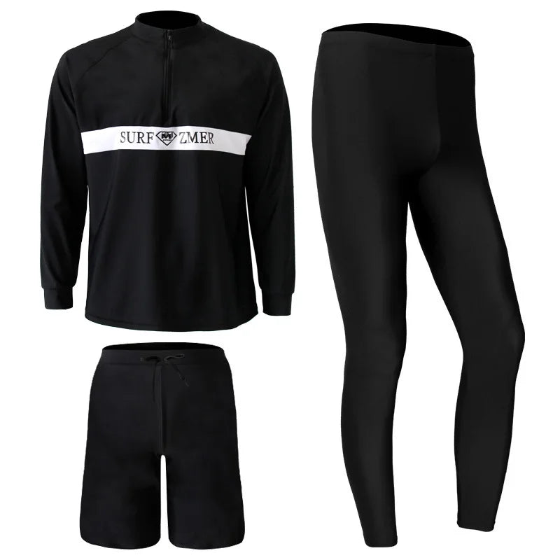 Family Long Sleeve Rash Guard Swimwear Selection
