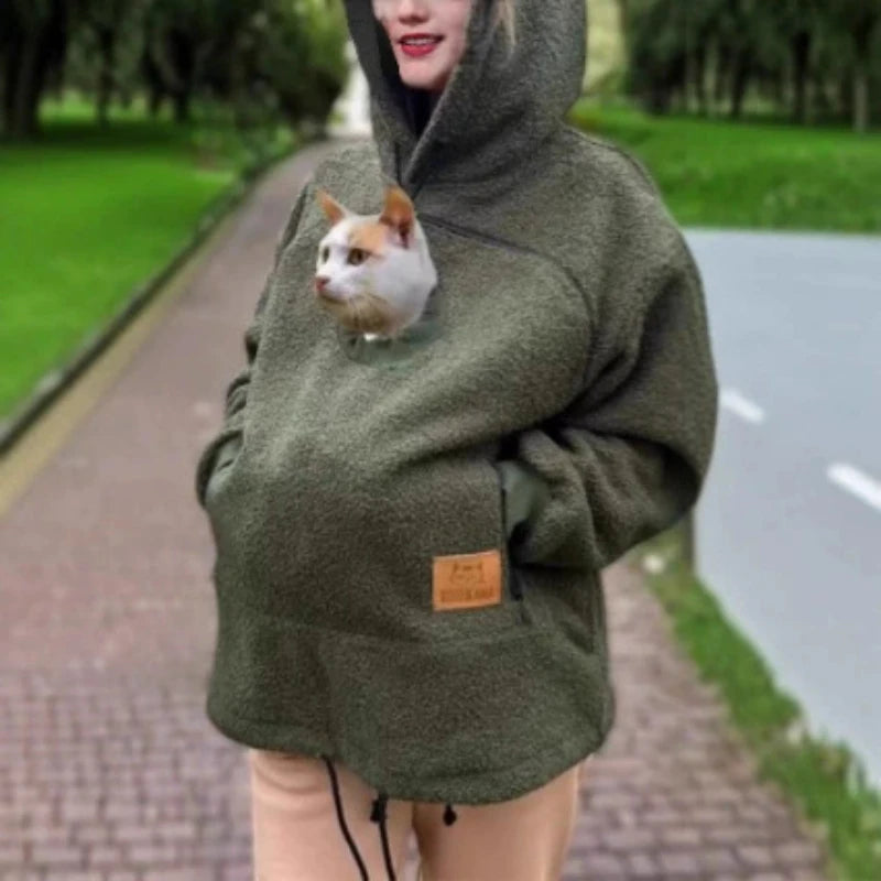 Long Sleeve Full Zip Casual Hooded Sweatshirt for Layering
