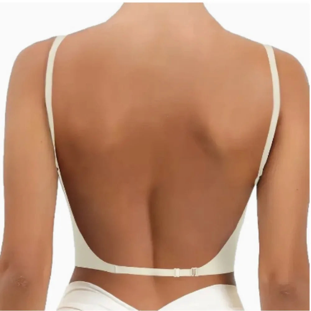 Women's Thin Strap V Neck Everyday Bra