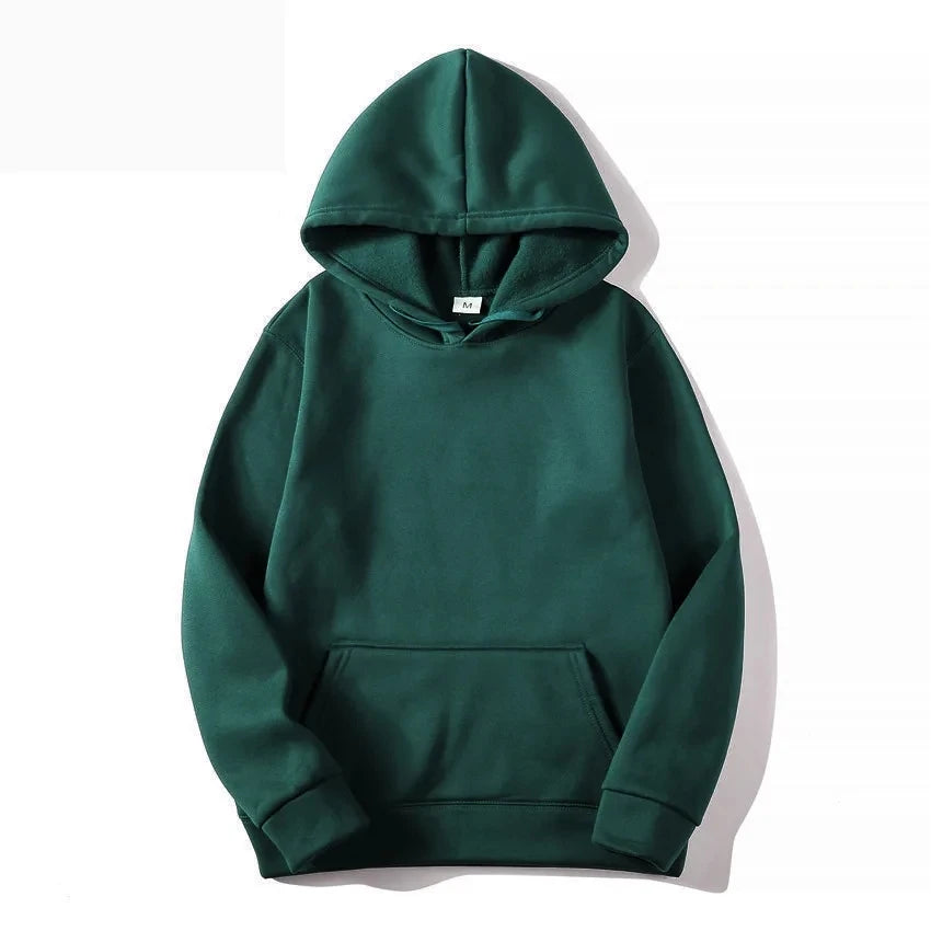 Long Sleeve Casual Hooded Sweatshirt with Relaxed Streetwear Styling