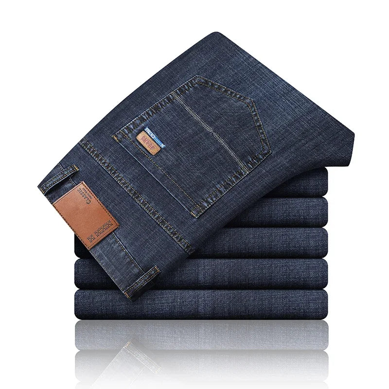 Men's Straight Leg Denim Jeans for Casual Everyday Wear