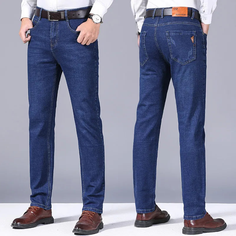 Men's Straight Leg Denim Jeans for Casual Everyday Wear