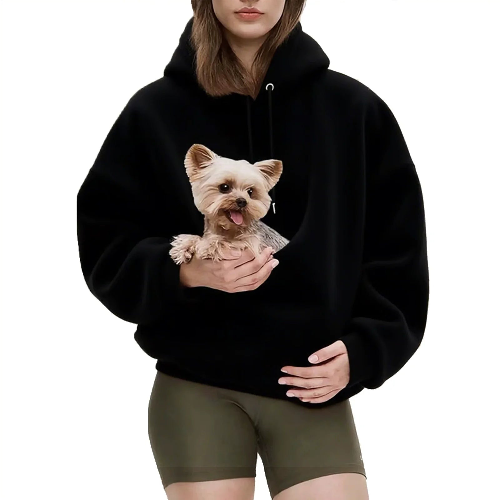 Long Sleeve Casual Hooded Sweatshirt with Relaxed Streetwear Styling