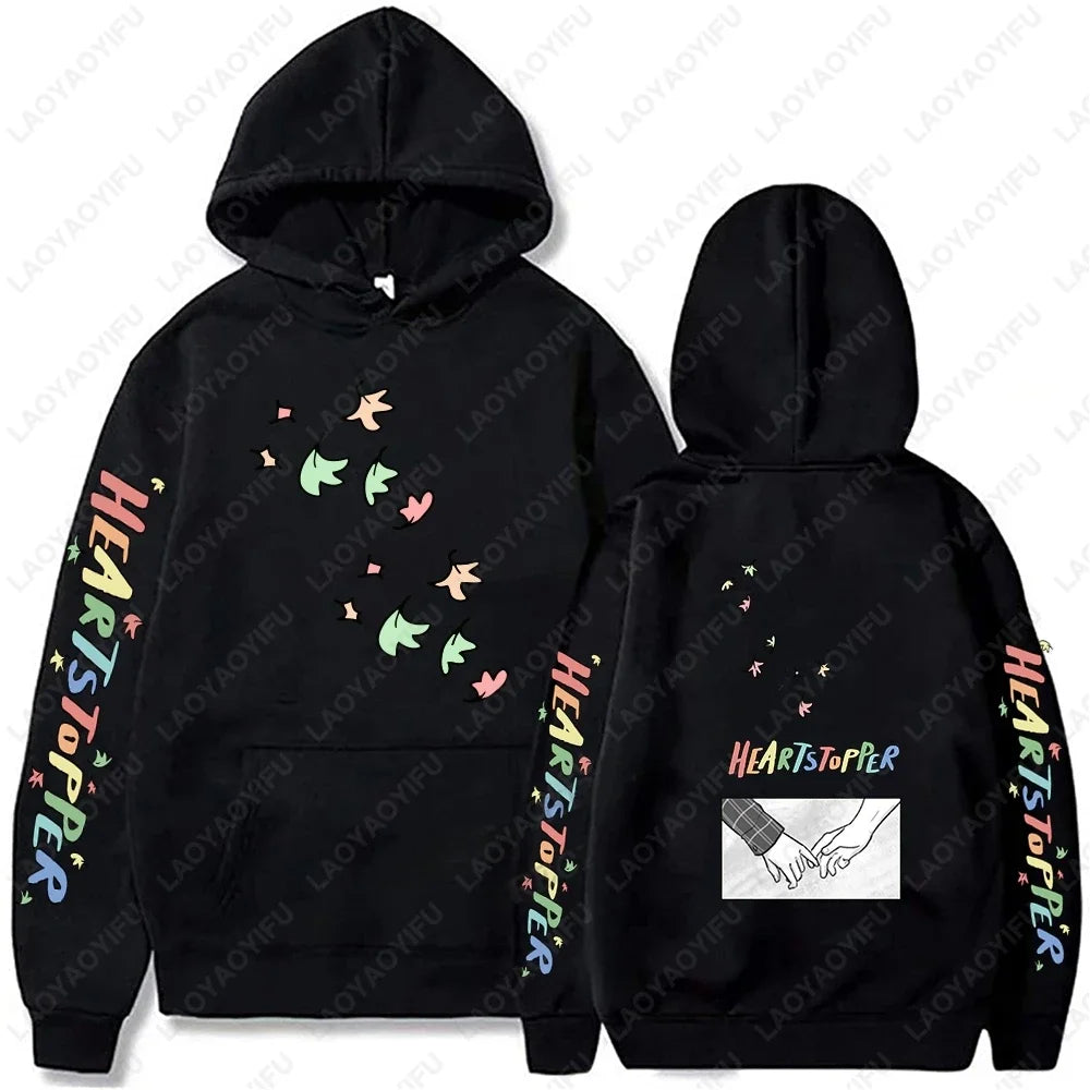 Heartstopper Graphic Long-Sleeve Pullover Hoodie