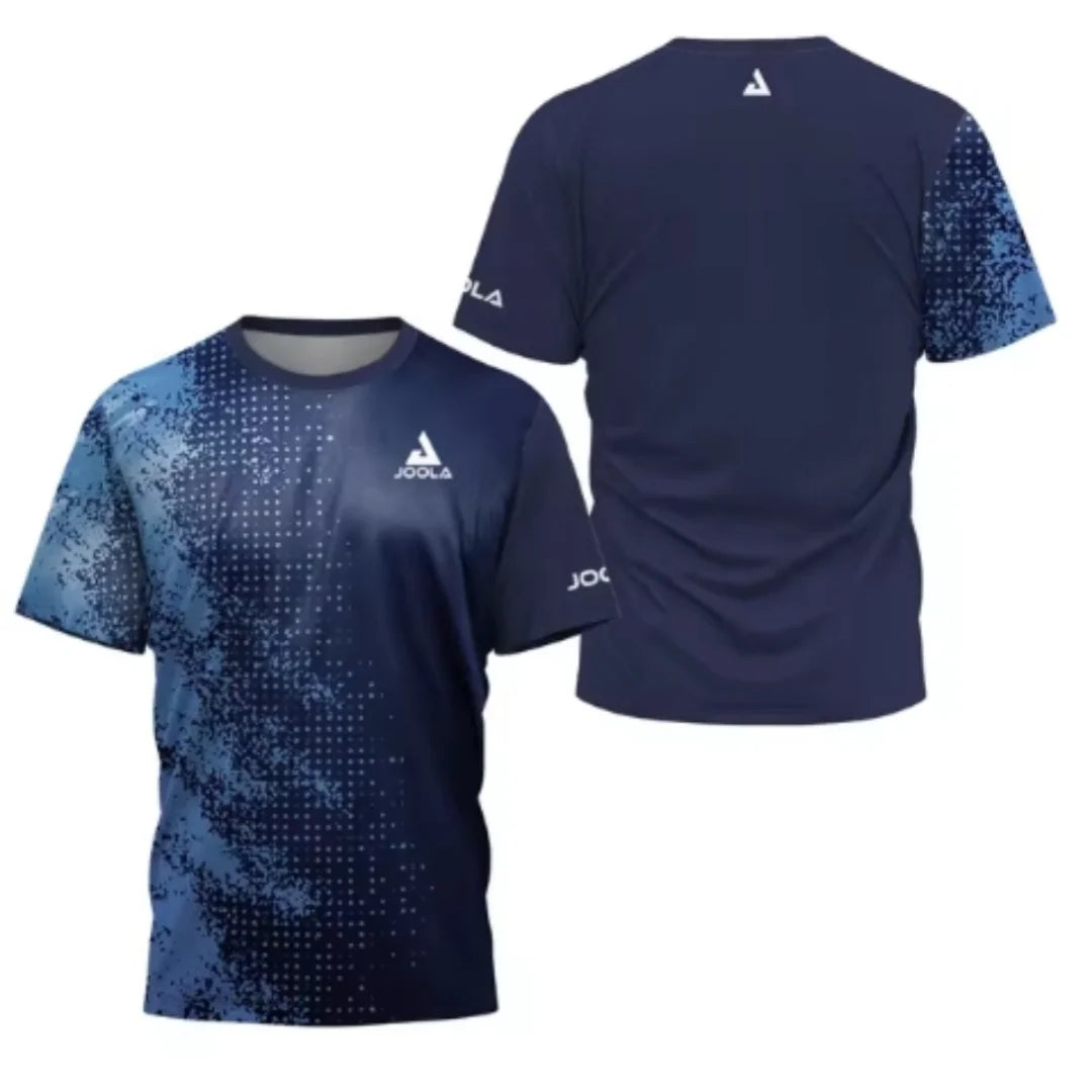 Floral Court Sports Short Sleeve T-shirt For Sports Outfits