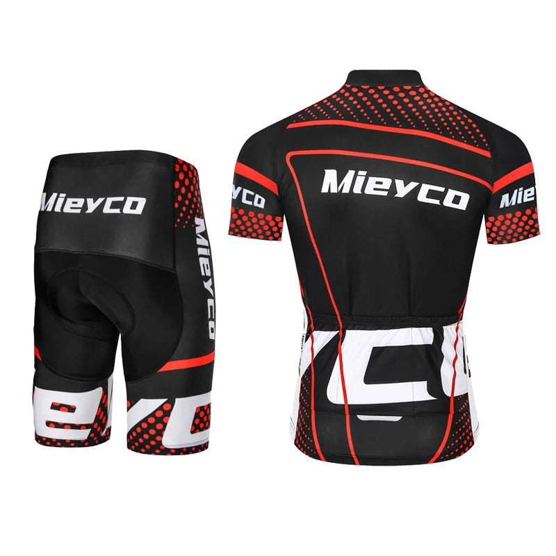 Men Quick Dry Breathable Cycling Jersey Short Sleeve Racing Bike Shirt