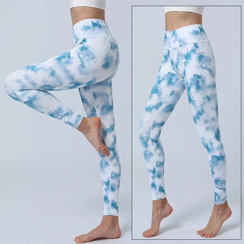 Women's Printed High-Waist Workout Leggings