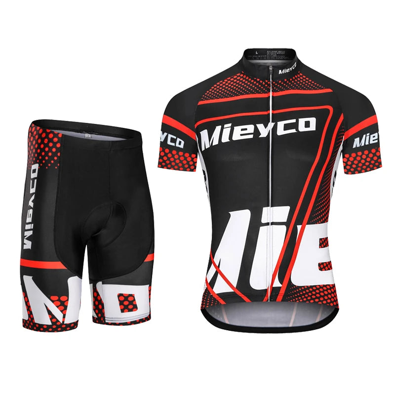 Men Quick Dry Breathable Cycling Jersey Short Sleeve Racing Bike Shirt