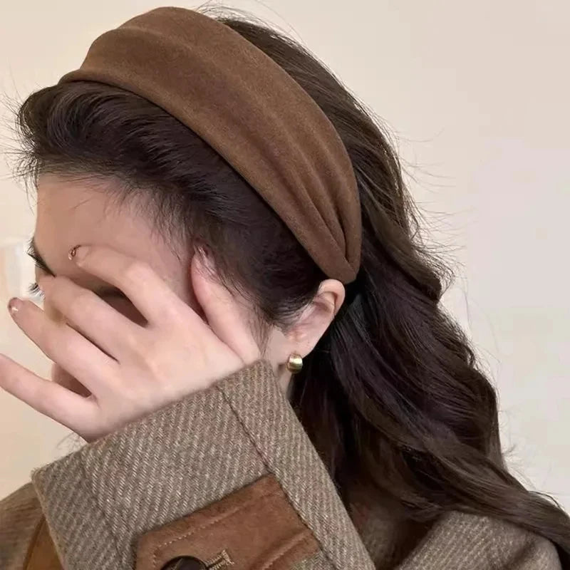 Wide Fabric Covered Padded Headband for Everyday Hair Styling