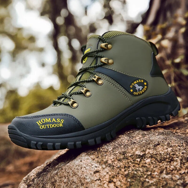 Unisex New Hiking Boots Men Waterproof High Top Trekking Botas Leather Men Outdoor Boots For Men Platform Outdoor Shoes