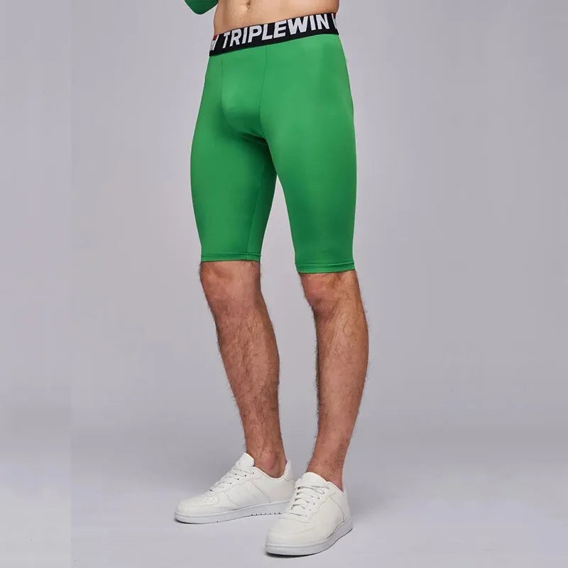 Men's Fitted Training Shorts for Gym and Running