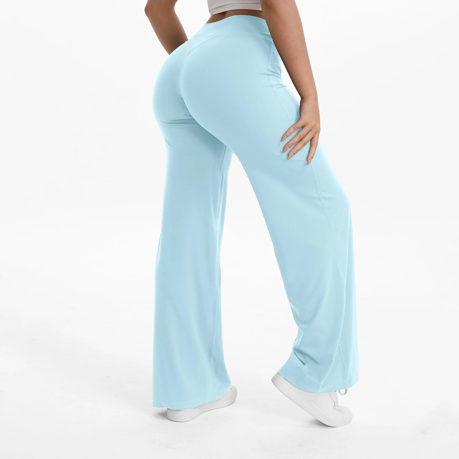 Women's Loose Wide Leg Yoga Pants For Workout Outfits