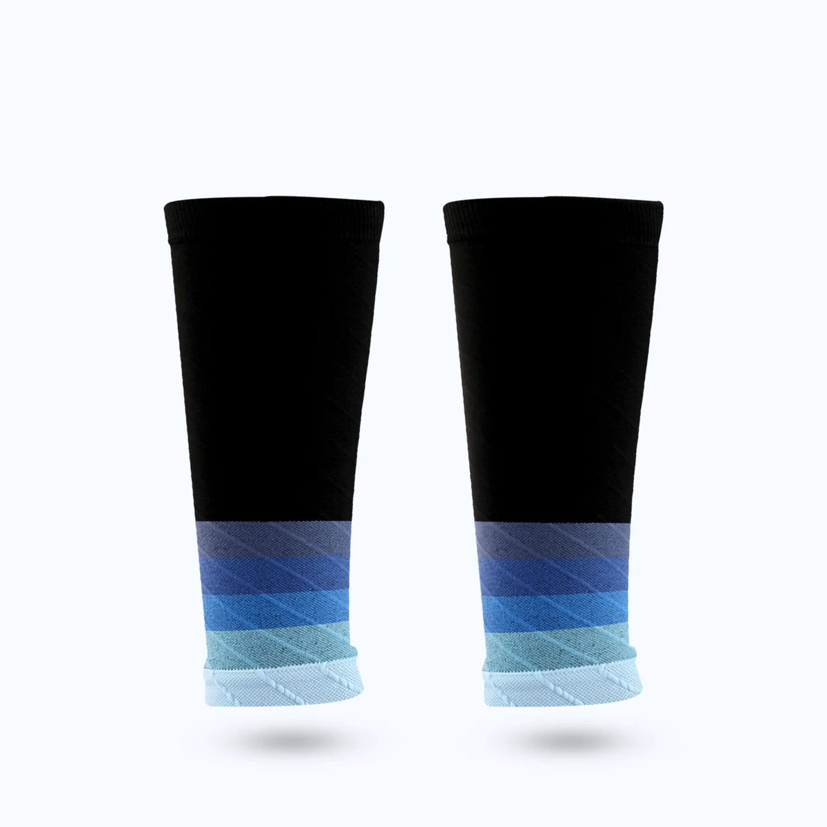 Color Block Calf Sleeves with Open Footless Shape