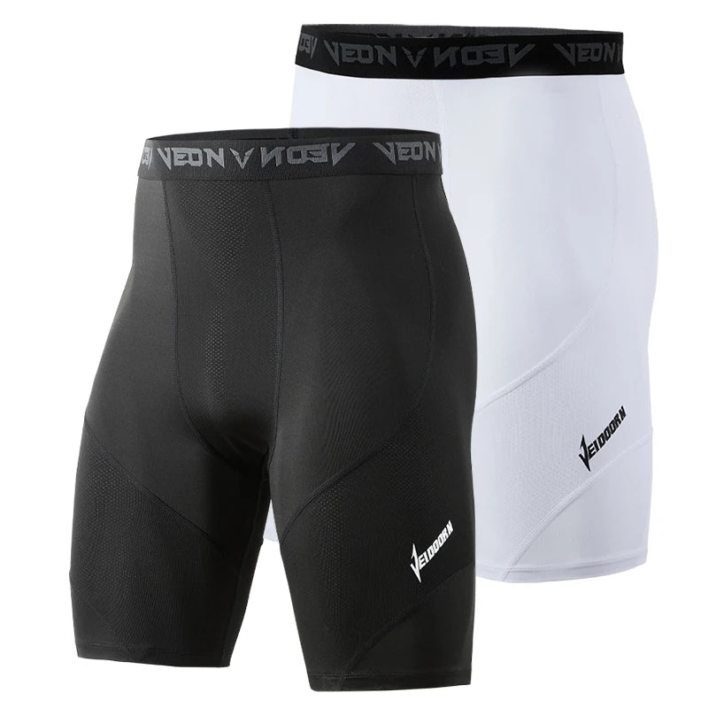 Men's Fitted Training Shorts for Gym and Running