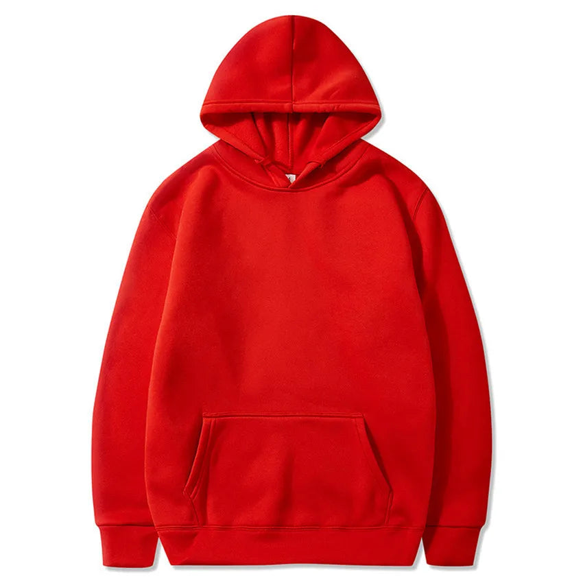 Long Sleeve Casual Hooded Sweatshirt with Relaxed Streetwear Styling